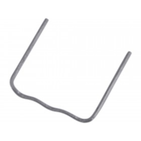 Метална спојка за заварување пластика, 150 парчиња, брановидни, ⌀0.8мм, растојание 15мм